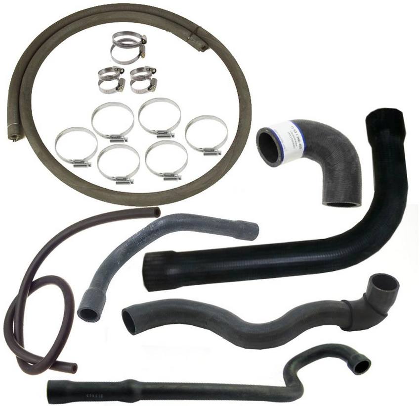 BMW Radiator Coolant Hose Kit 17121712736 - eEuroparts Kit 3084774KIT